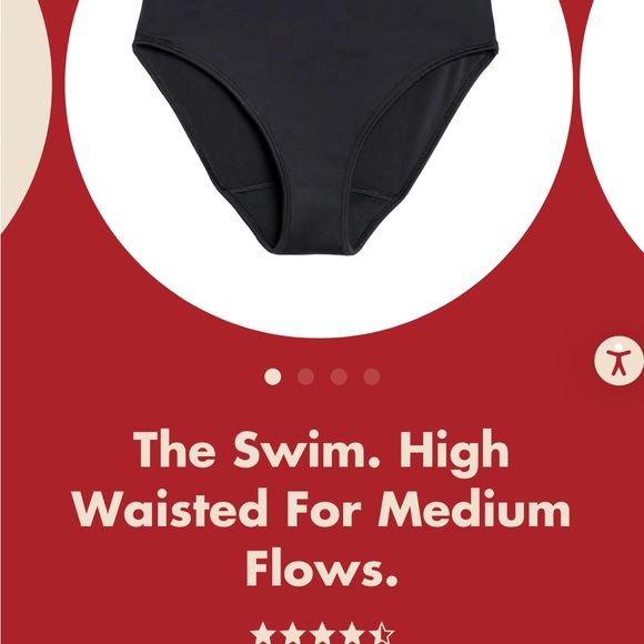 Lot of 3 Period.co - NEW - size small. Two panties and one bikini bottom - Picture 3 of 6